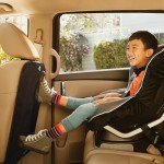 Munchkin® Back Seat Cover for Kids, Deluxe Kick Mats™ Car Seat Protector, Black, 2 Pack