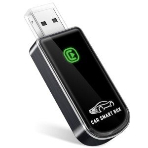 Wireless CarPlay Adapter- Mini Edition, Converts Factory Wired to Wireless CarPlay Dongle Plug & Play CarPlay Wireless Adapter for Apple iPhone iOS 10+ & Cars from 2015+(Brushed Cobalt Blue)