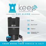 Keep Car Alarm - 4G/LTE, Anchoring Anti-Theft & Break-in Deterrent, GPS, Motion Sensing (PIR/Radar), 1080p Pictures & Video, 120dB Sound and Flashing Bright LEDs