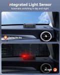 Car Solar Power Simulated Dummy Alarm, Car Security Anti-Theft LED Flashing Fake Lamp with Light Sensor, Vehicle Alarm Light for SUV, RV, Truck