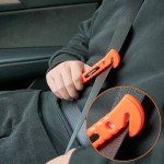 Amazon Basics Emergency Seat Belt Cutter and Window Hammer Tool, Car Accessories, 2 Pack, SW-835