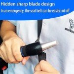 KOUNATSURI Car Door Handle for Elderly Car Assist Support Handle Multifunction Car Door Latch Bar for Seniors and Handicapped(Blue)