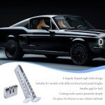 DXNQ General Car Anti-Theft Brake Clutch Lock, Portable 8 Holes Brake Pedal Lock with 3 Keys, Stainless Steel Auto Clutch Vehicle Security Protection Safety Lock, Car Accessories