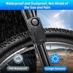 WSDCAM 113dB Loud Anti Theft Vibration Sensor Alarm Systems for Electric Bike Motorcycle Golf Car Trailer Mailbox Garage Door Waterproof Home Security Bike Accessories Bike Alarm with Remote