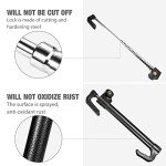 Steering Wheel Lock Anti-Theft Device, Esploratori Anti Theft Car Device, Car Lock,Car Anti Theft Device, Car Theft Prevention,Car Security Products,Antitheft Products(33.5in)