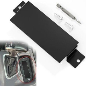 Anti-Theft Steel Neutral Cover Plate, Tamper-Proof Screws Comes with T-20 Tool for Dodge 2015-2023 Challenger SRT Hellcat Redeye,SRT Hellcat, Scatpack 392, Daytona, Hemi
