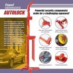The Original Unbreakable Autolock Patented Automotive Anti-Theft System, Brake or Clutch Pedal Deadbolt Lock for Cars, Trucks, SUV's, Van Security with 3 Keys