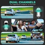 Dual Dash Camera for Cars, Dash Cam Front and Inside, 1440P Dashcam Front + 720P Inside Car Camera, 3'' Car Monitor with 32G SD Card, Night Vision G-Sensor Loop Recording Essential Car Accessories