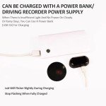 hautllaif Anti-Theft LED Flashing Security Light Fake lamp，Car Solar Power Simulated Dummy Alarm，with USB Charger Port，car Security Accessories Universal for Most Cars (Red)