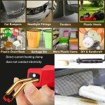 50W Plastic Welding Machine Kit Hot Stapler Welding Soldering Iron Equipment Tools Car Bumper Crack Dent Repair Hot Gun