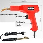 50W Plastic Welding Machine Kit Hot Stapler Welding Soldering Iron Equipment Tools Car Bumper Crack Dent Repair Hot Gun