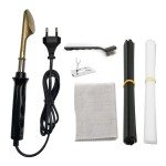 50W Plastic Welding Machine Kit Hot Stapler Welding Soldering Iron Equipment Tools Car Bumper Crack Dent Repair Hot Gun