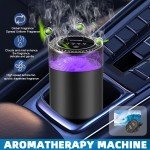 Smart Car Aroma Diffuser Cloud Mist With Sound RGB Light Auto Air Freshener Rechargeable Removing Odors Car Accessories