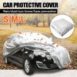 For Benz Smart Fortwo Car Covers Waterproof Auto Sun Shield Cover Universal SUV Anti-UV Snowproof Door Body Exterior Accessories