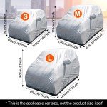For Benz Smart Fortwo Car Covers Waterproof Auto Sun Shield Cover Universal SUV Anti-UV Snowproof Door Body Exterior Accessories