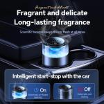 Smart Car Aroma Diffuser Cloud Mist With Sound RGB Light Auto Air Freshener Rechargeable Removing Odors Car Accessories