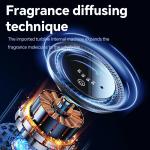 Smart Car Aroma Diffuser Cloud Mist With Sound RGB Light Auto Air Freshener Rechargeable Removing Odors Car Accessories