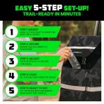 Rhino USA Spare Tire Trash Bag - Ultimate Car Storage Solution For Overlanding Accesories, Firewood, Water, Camping Essentials and More!