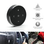 YuYue Electronic Wireless Bluetooth Media Button Remote Selfie Control Car Motorcycle Steering Wheel Music for iPhone or Android with Mount