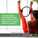Gaiam 15" Pilates Ring – Lightweight Resistance Fitness Tool
