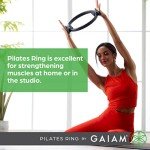 Gaiam 15" Pilates Ring – Lightweight Resistance Fitness Tool