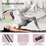 3-Level Booty Bands Set for Workout & Yoga
