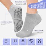 Non-Slip Grip Socks for Yoga and Pilates
