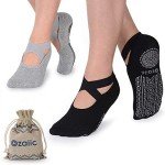 Non-Slip Yoga Socks with Grips for Women