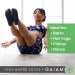Gaiam Non-Slip Yoga Barre Socks for Everyone
