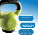 Bintiva Professional Vinyl Coated Cast Iron Kettlebells