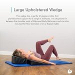 Large Upholstered Wedge for Pilates and Workouts
