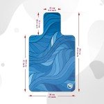 JOOEER Foldable Non-Slip Pilates Reformer Mat