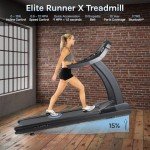 3G Cardio Elite Runner X Treadmill - Bluetooth & 400 lb Capacity
