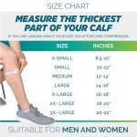 Calf Compression Sleeves for Pain Relief - Black