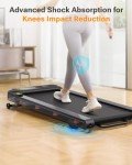 UREVO Under Desk Walking Pad Treadmill with Incline