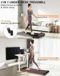 Upreign 3-in-1 Portable Treadmill & Walking Pad