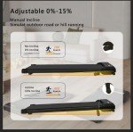 2-in-1 Incline Walking Pad Treadmill for Home