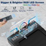 TRAILVIBER Compact Treadmill with Auto Incline & LED