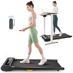 UREVO Portable Under Desk Treadmill for Home