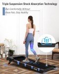 YRUN Compact Walking Pad Treadmill with Remote Control