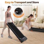 Lysole Portable Walking Pad Treadmill with Incline