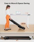 UREVO Portable Under Desk Walking Treadmill