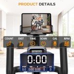 Recumbent Exercise Bike with Magnetic Resistance System