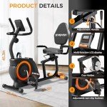 Recumbent Exercise Bike with Magnetic Resistance System