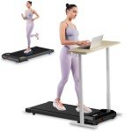SuperRun Under Desk Treadmill - Portable Walking Pad