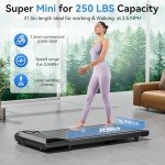 SuperRun Under Desk Treadmill - Portable Walking Pad