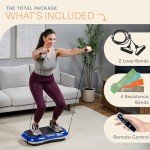 LifePro Vibration Plate Fitness Machine with Bands