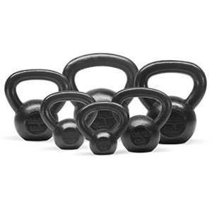 Cast Iron Kettlebell Set - 5 to 30 lbs