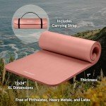 Retrospec Solana 1" Thick Non-Slip Yoga Mat