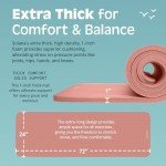 Retrospec Solana 1" Thick Non-Slip Yoga Mat